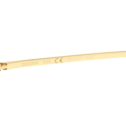 Louis Vuitton Metal LV Boarding Sunglasses Z2335W Gold 6 of 9