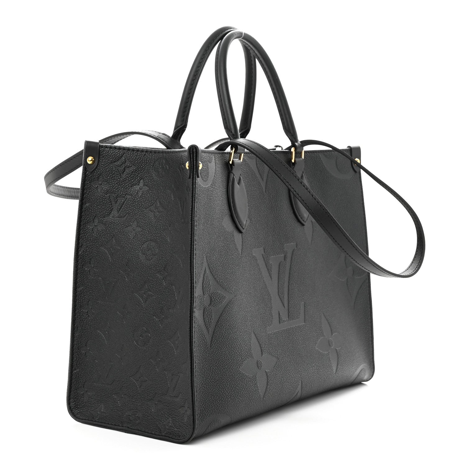 Louis Vuitton Empreinte Monogram Giant Onthego MM Black 3 of 9