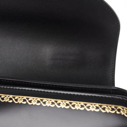 Gucci Calfskin Bamboo Medium Thiara Top Handle Bag Black 9 of 12