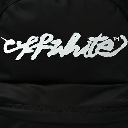Off-White Canvas Logo Backpack Black 7 of 9