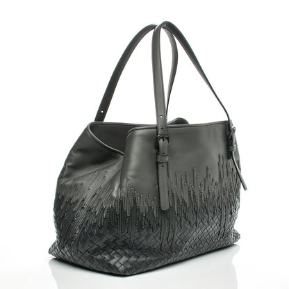 Bottega Veneta Nappa Intrecciato Medium Flow Wave Tote Ardoise 3 of 6