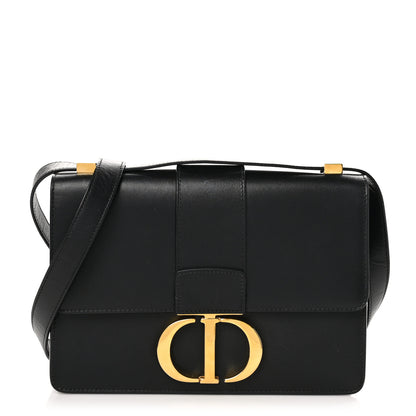 Christian Dior Box Calfskin 30 Montaigne Flap Bag Black 1 of 11
