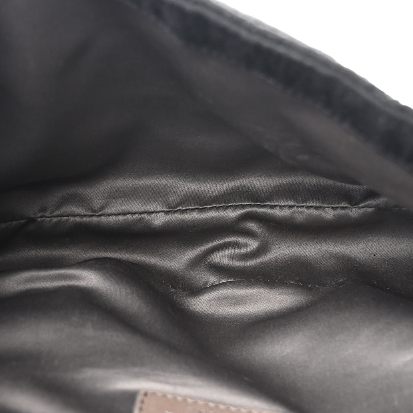 Coated Canvas Quilted Le Marais Flap Black