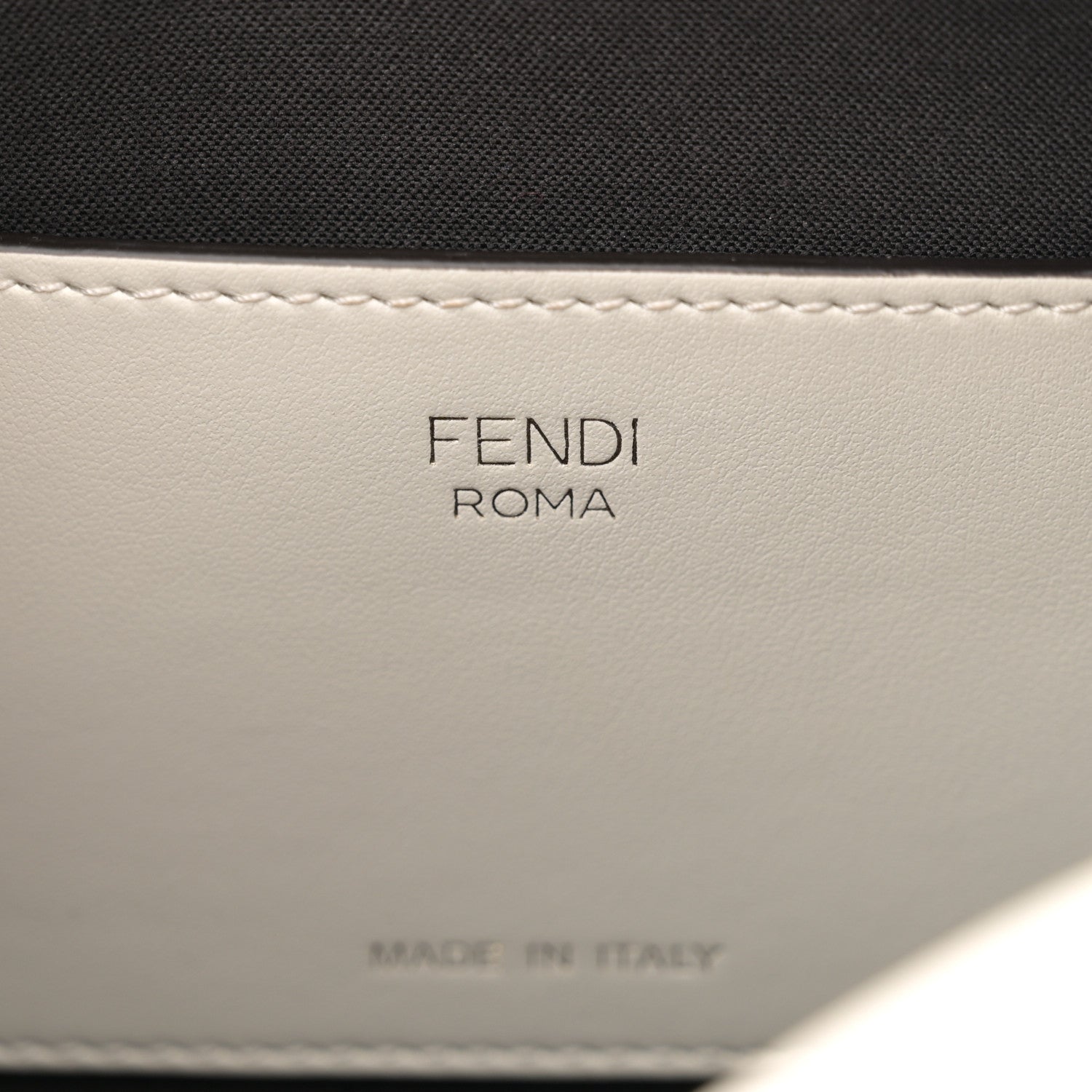 Fendi Vitello Epoque FF Embossed Camera Case White 6 of 11