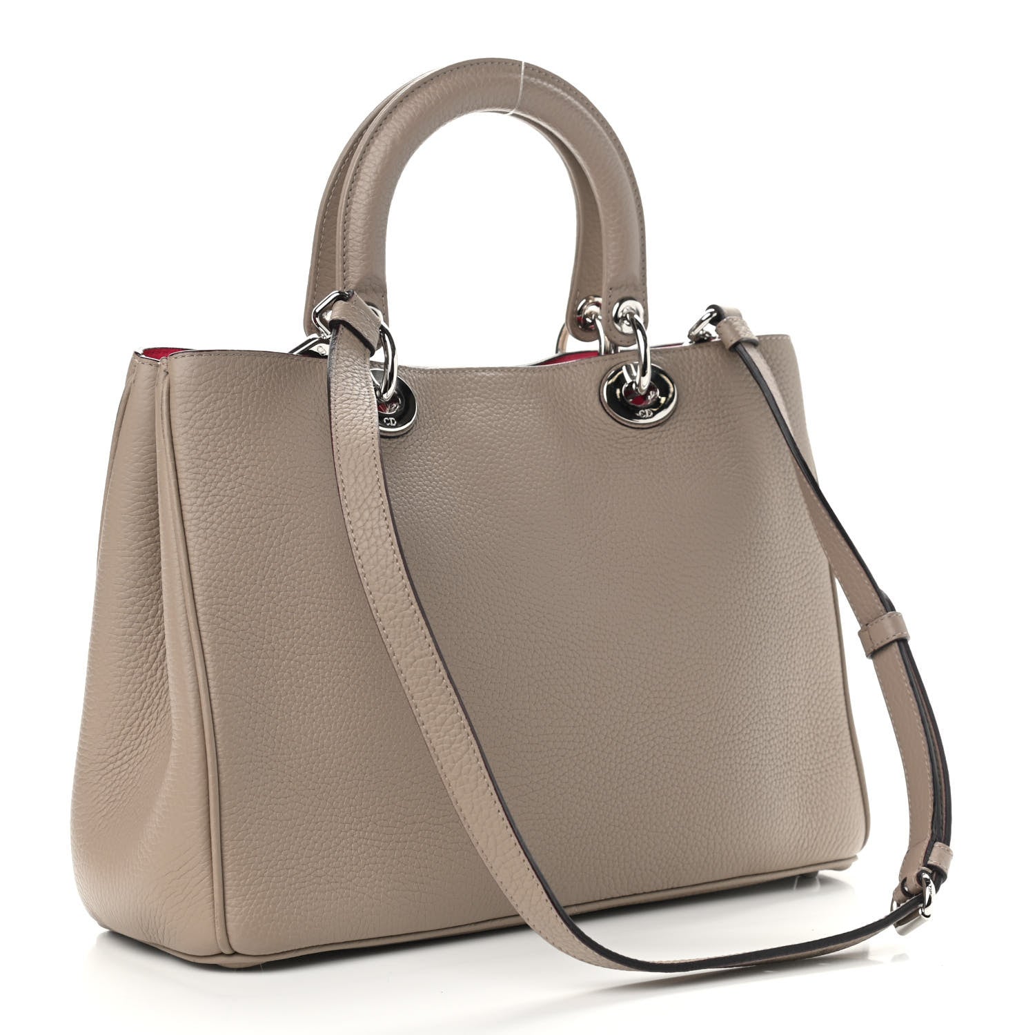 Christian Dior Bullcalf Medium Diorissimo Tote Beige 3 of 10
