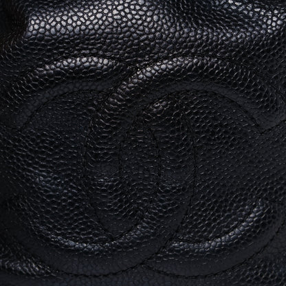 Chanel Caviar CC Drawstring Shoulder Bag Black 7 of 11