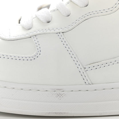 Prada Vitello Soft Triangle Logo Mens High Top Sneakers 7.5 White 7 of 7