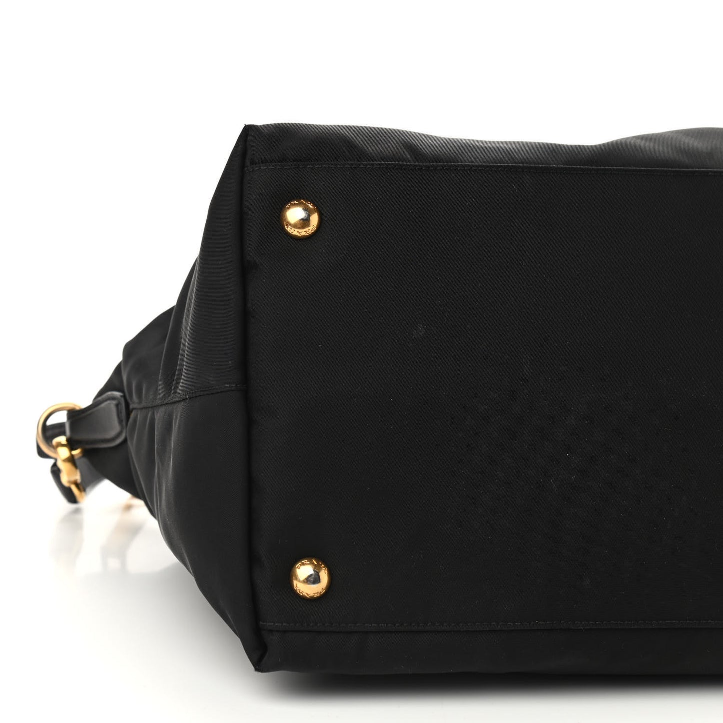 Tessuto Nylon Saffiano Tote Black