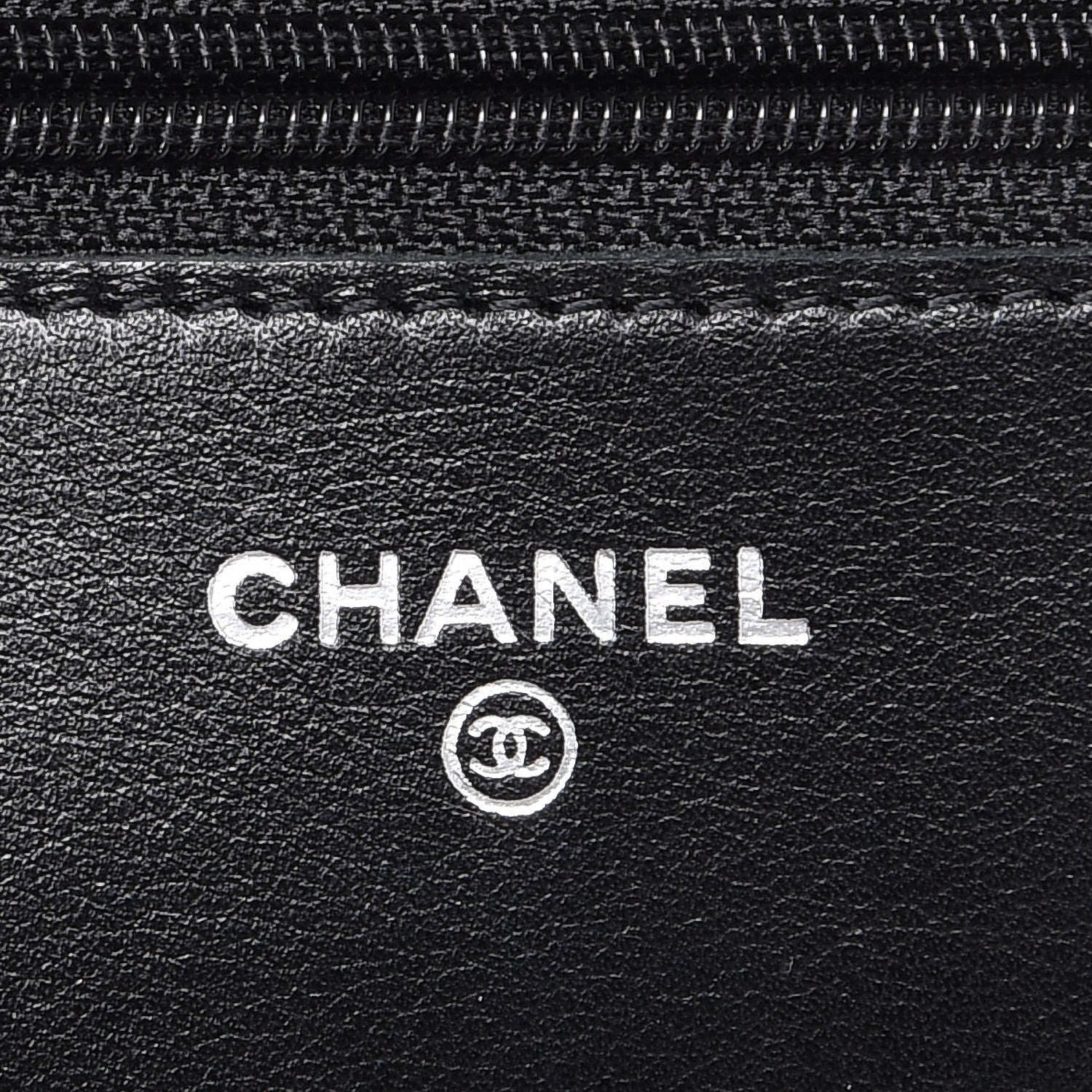 Chanel Caviar Timeless CC Wallet On Chain WOC Black 5 of 7