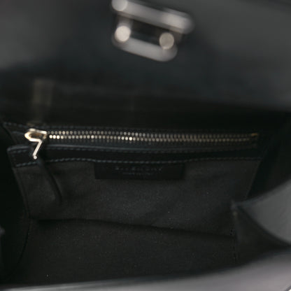 Givenchy Calfskin Mini Pandora Box Logo Strap Crossbody Bag Black 5 of 10