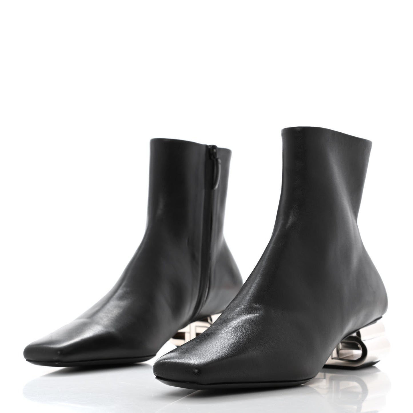 Sheepskin Typo Ankle Booties 35.5 Black