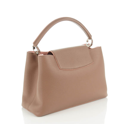 Louis Vuitton Taurillon Capucines MM Magnolia 3 of 7