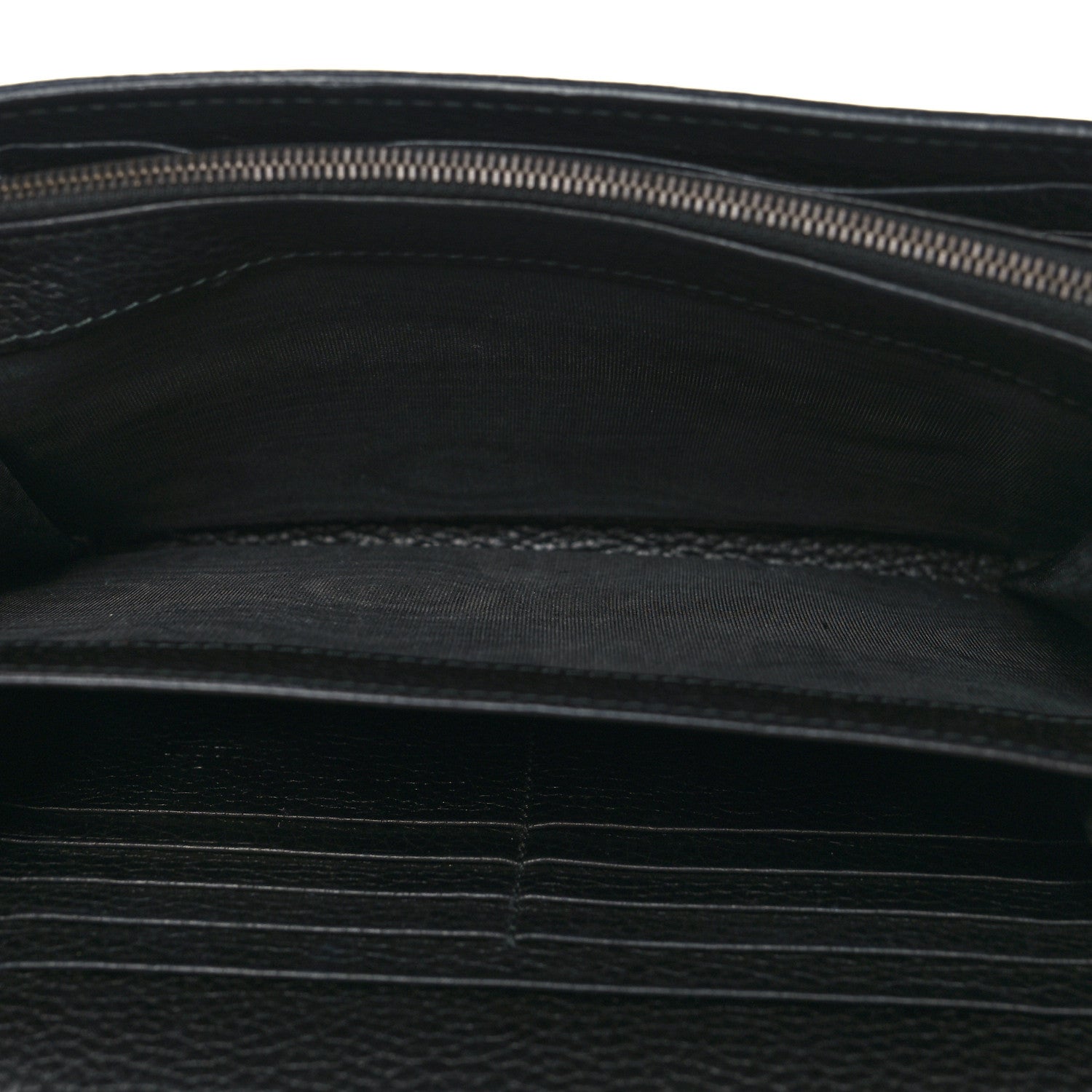 Gucci Calfskin GG Marmont Chain Wallet Black 6 of 12