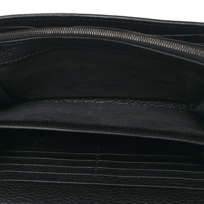 Gucci Calfskin GG Marmont Chain Wallet Black 6 of 12