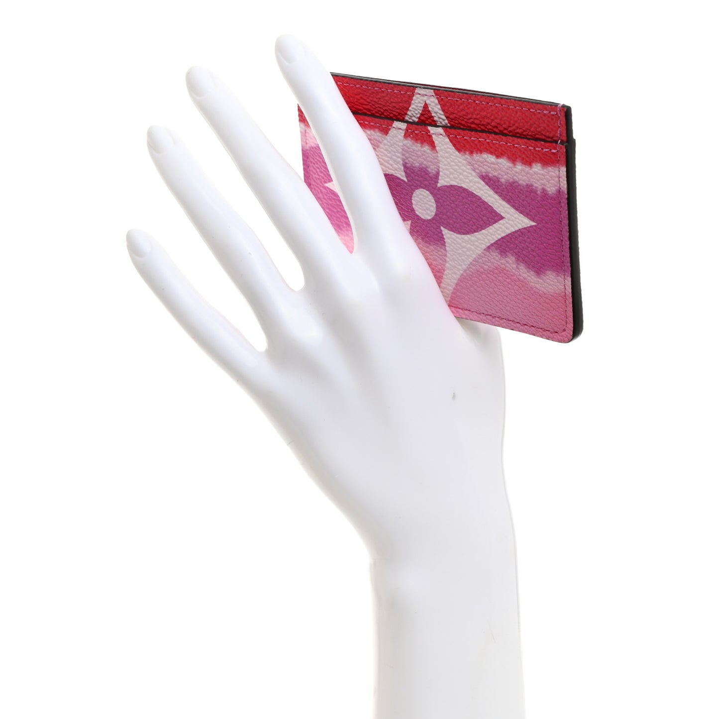 Monogram Escale Card Holder Rouge