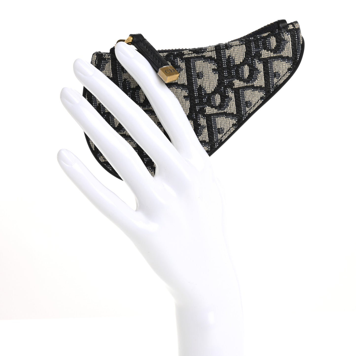 Oblique Saddle Coin Purse Blue