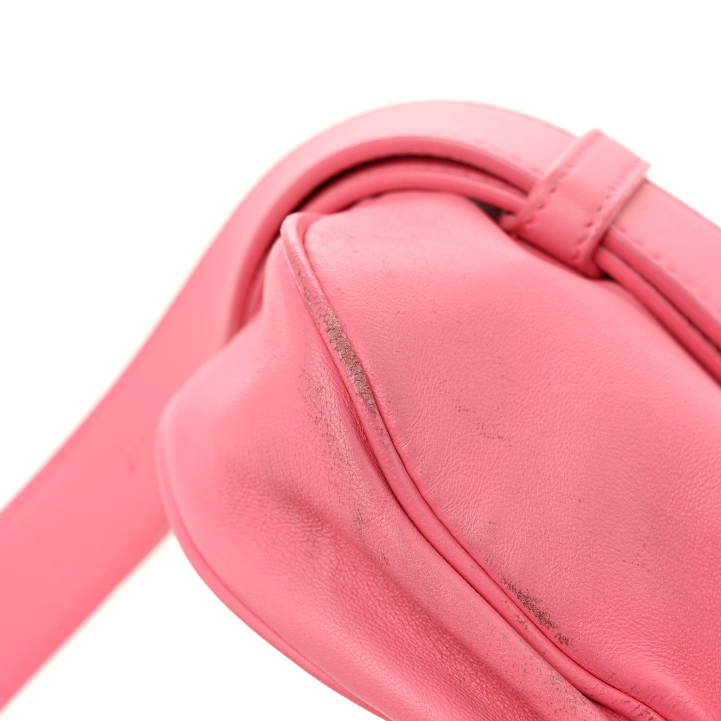 Nappa Intrecciato Belt Bag Pink