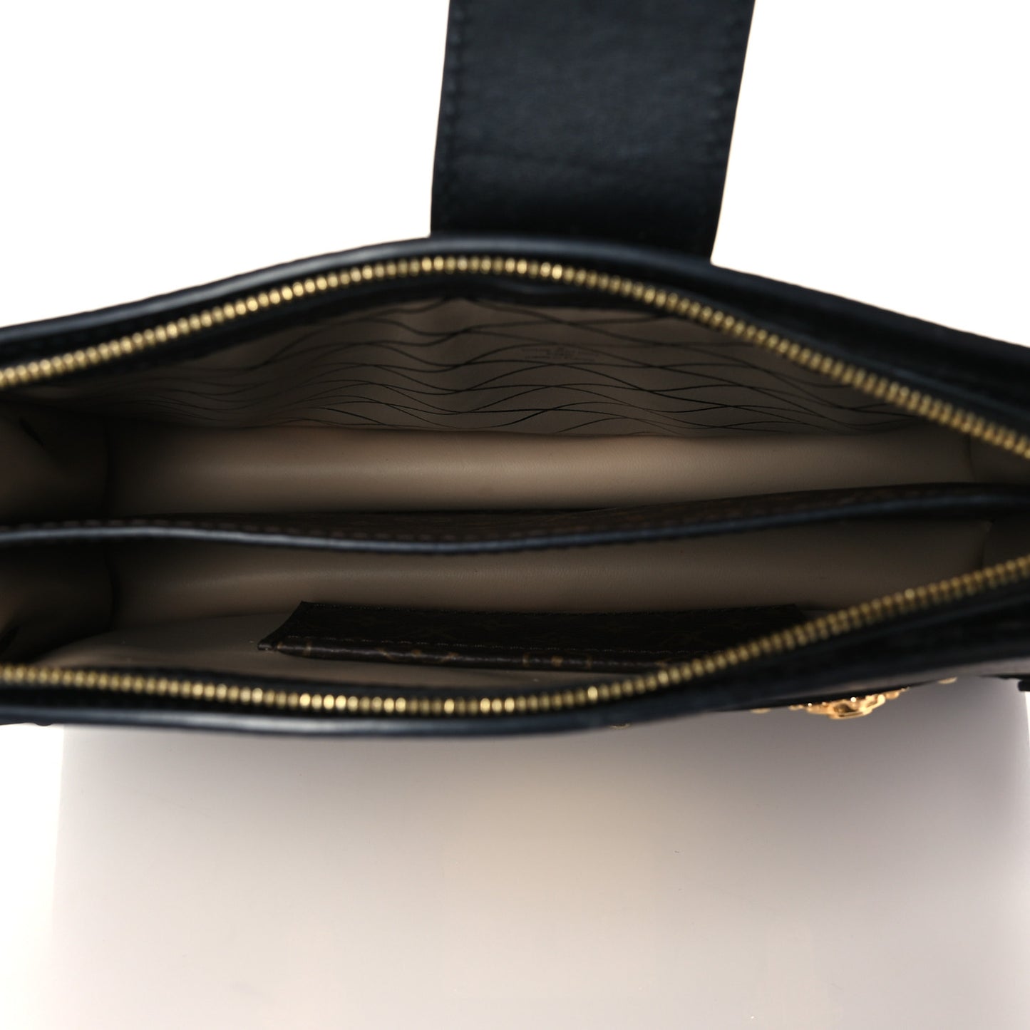 Reverse Monogram Trunk Clutch