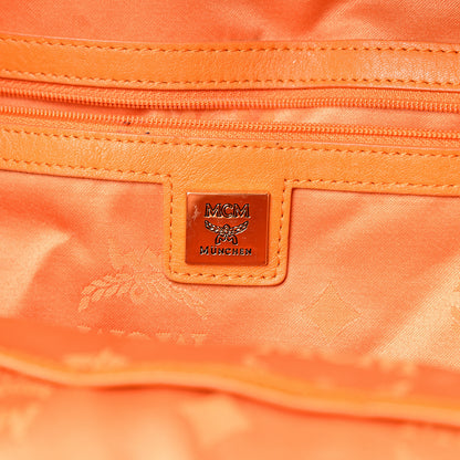 MCM Visetos Side Stud Large Stark Backpack Orange 5 of 21