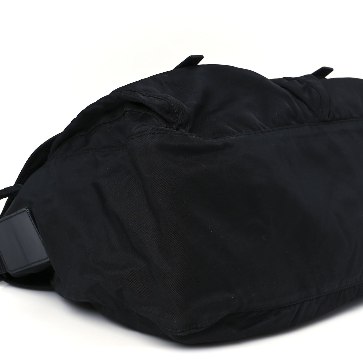 Nylon Vela Sport Messenger Bag Black