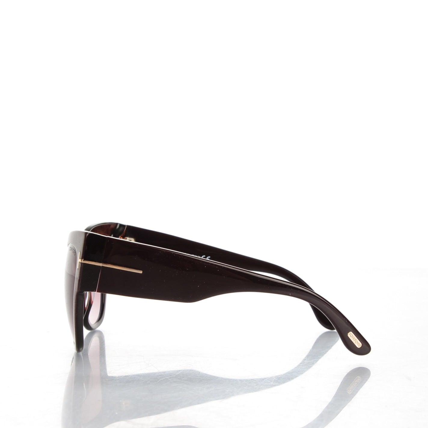 Tom Ford Acetate Anoushka Cat Eye Sunglasses TF371 Brown 2 of 4