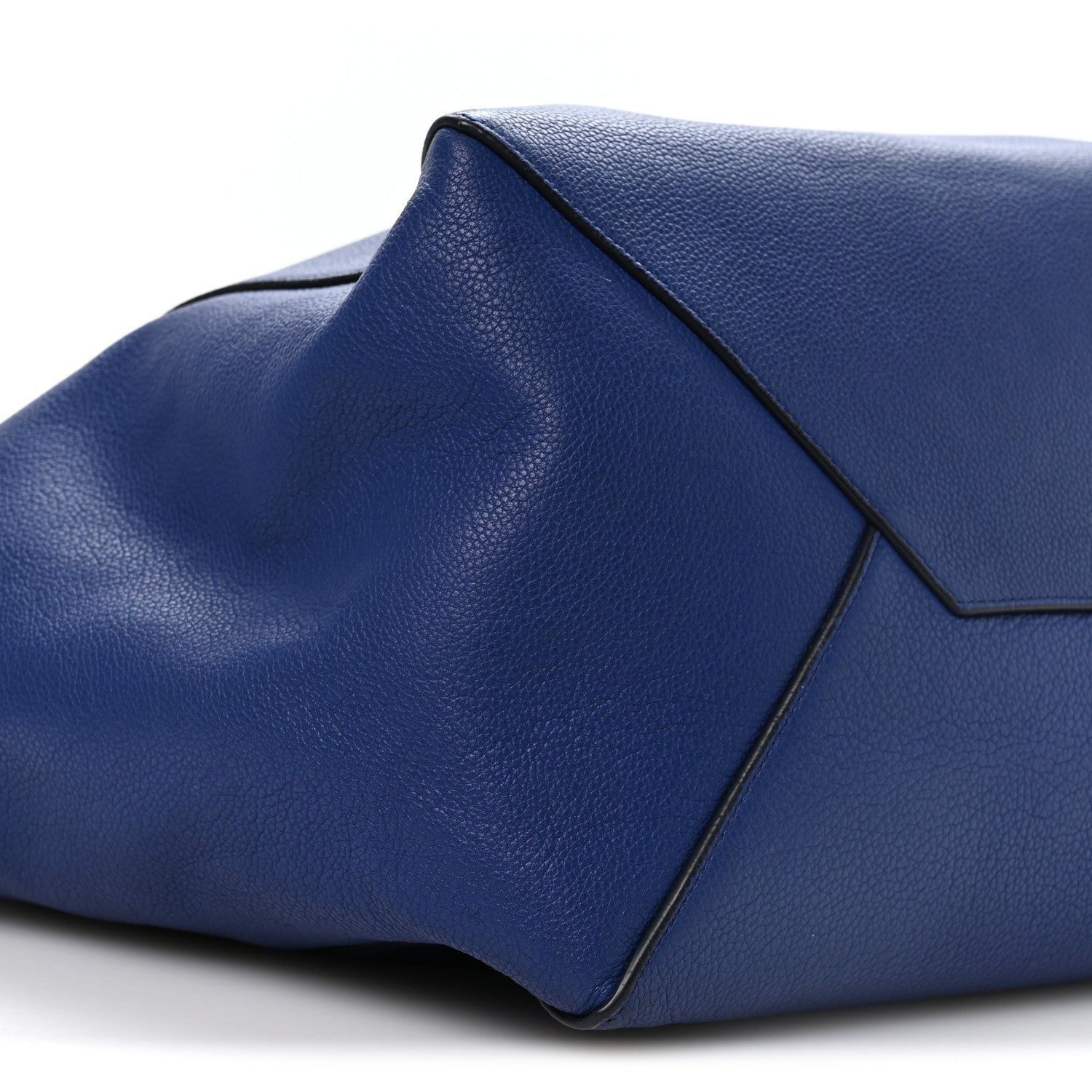 Celine Soft Grained Calfskin Medium Belt Cabas Phantom Indigo 9 of 10