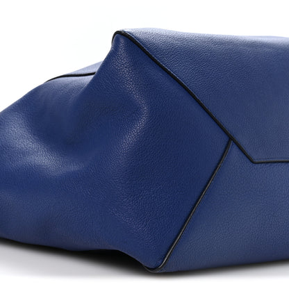 Celine Soft Grained Calfskin Medium Belt Cabas Phantom Indigo 9 of 10