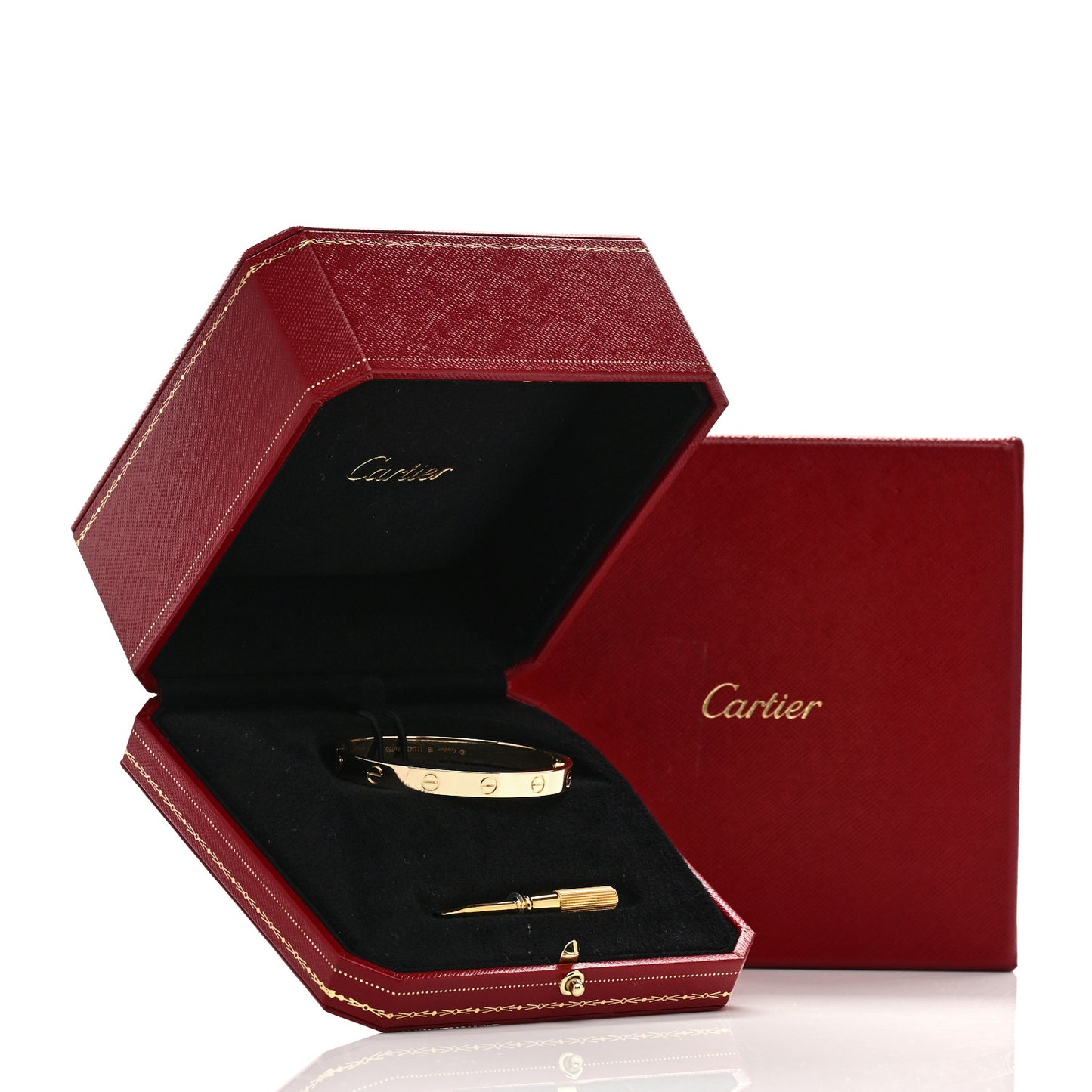 18K Yellow Gold LOVE Bracelet 16