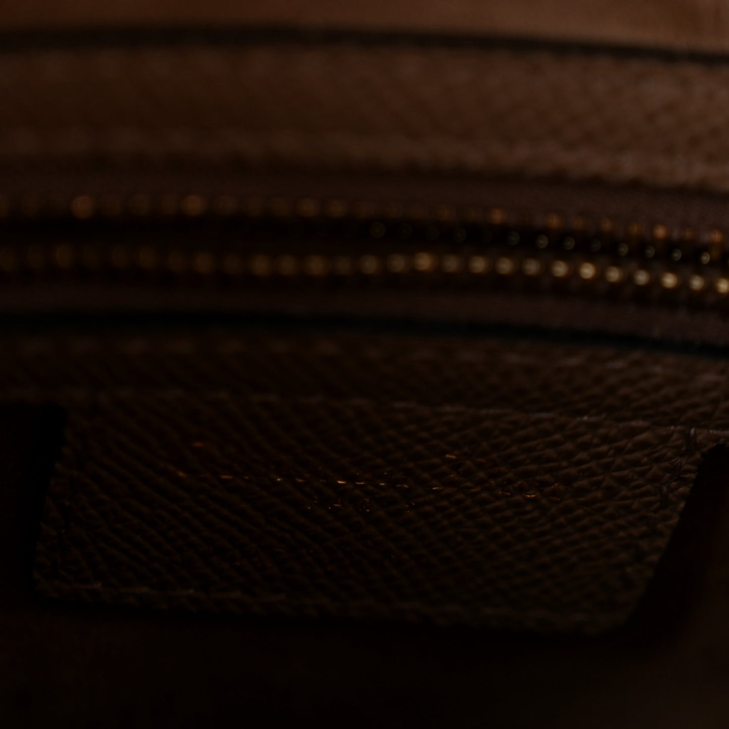 Grained Calfskin Saddle Bag Warm Taupe