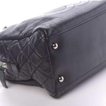 Chanel Calfskin Quilted CC Framed Bag Black 8 of 10