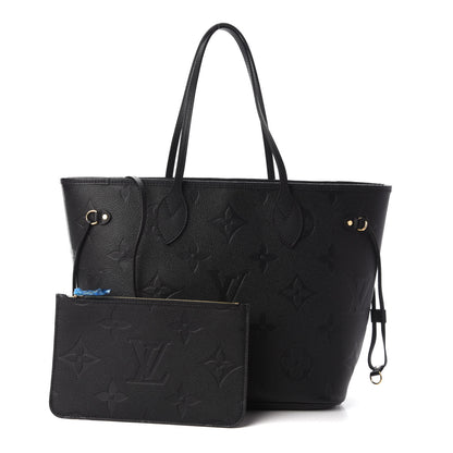 Louis Vuitton Empreinte Monogram Giant Neverfull MM Black 1 of 9