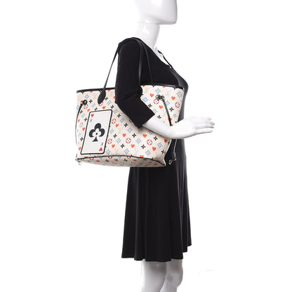 Louis Vuitton Game On Neverfull MM White 2 of 10
