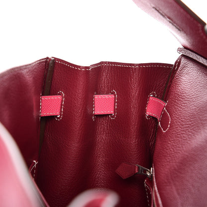 Hermes Epsom Candy Birkin 35 Rose Tyrien Rubis 21 of 41