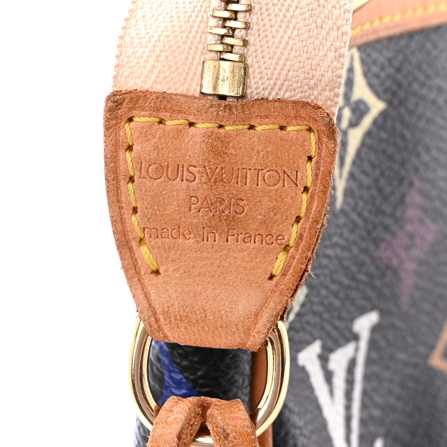 LOUIS VUITTON Monogram Multicolor Pochette Accessories Black