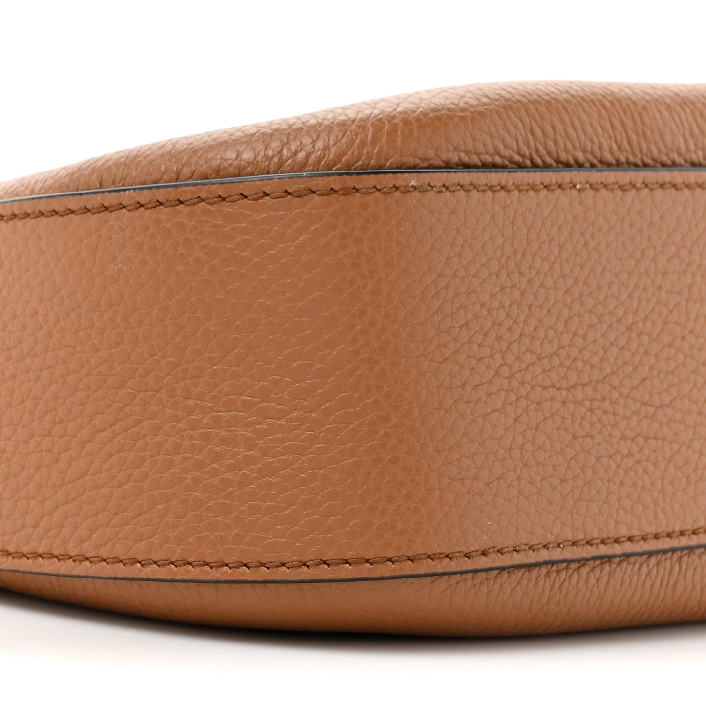 Vitello Phenix Small Zippered Messenger Hobo Cammeo