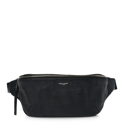 Saint Laurent Calfskin Belt Bag Black 1 of 8