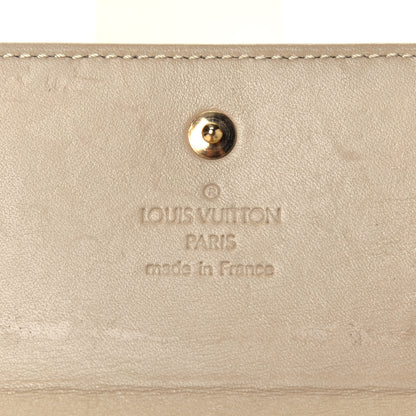 Louis Vuitton Vernis Elise Wallet Beige 6 of 6