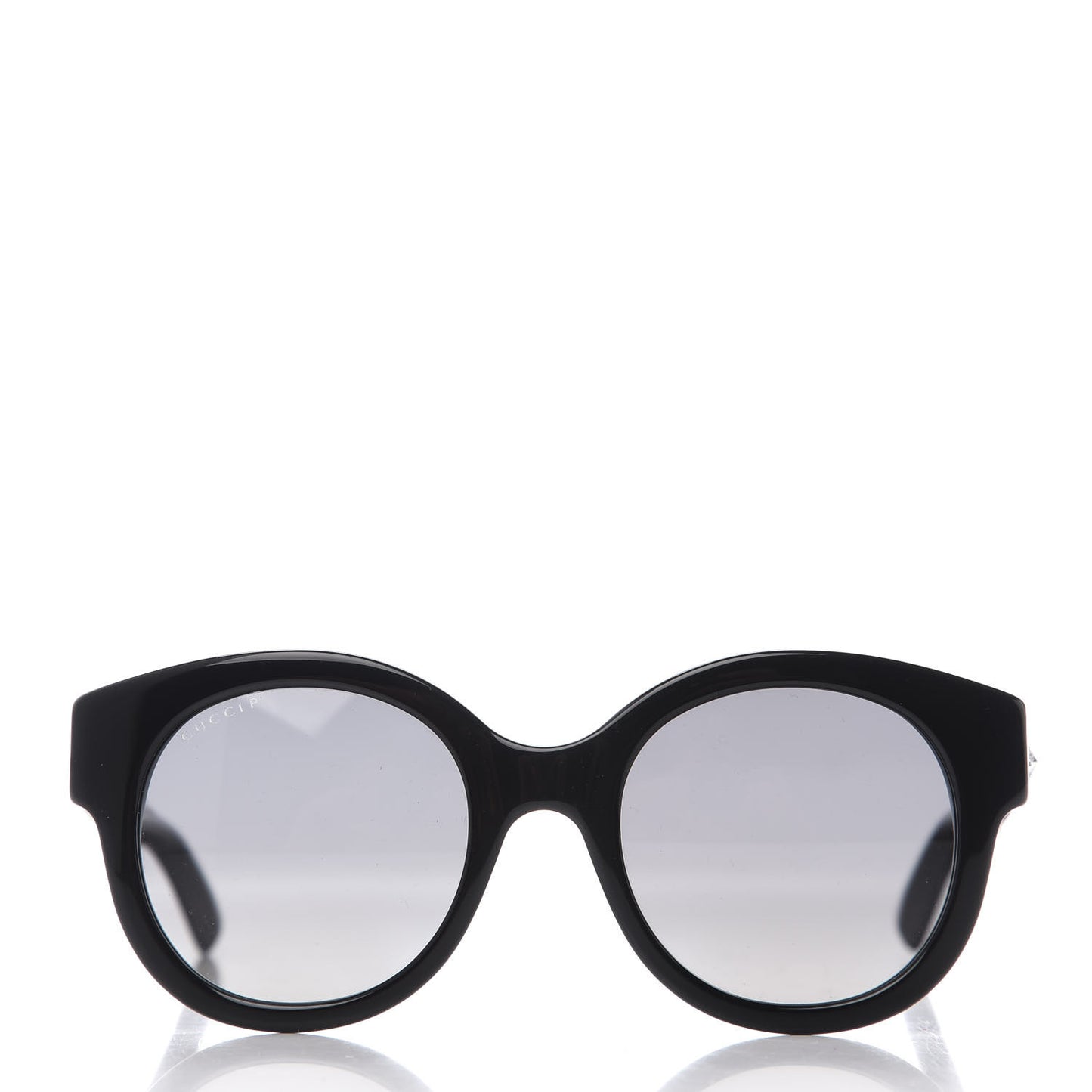 Round Frame GG Star Sunglasses GG0207S Black