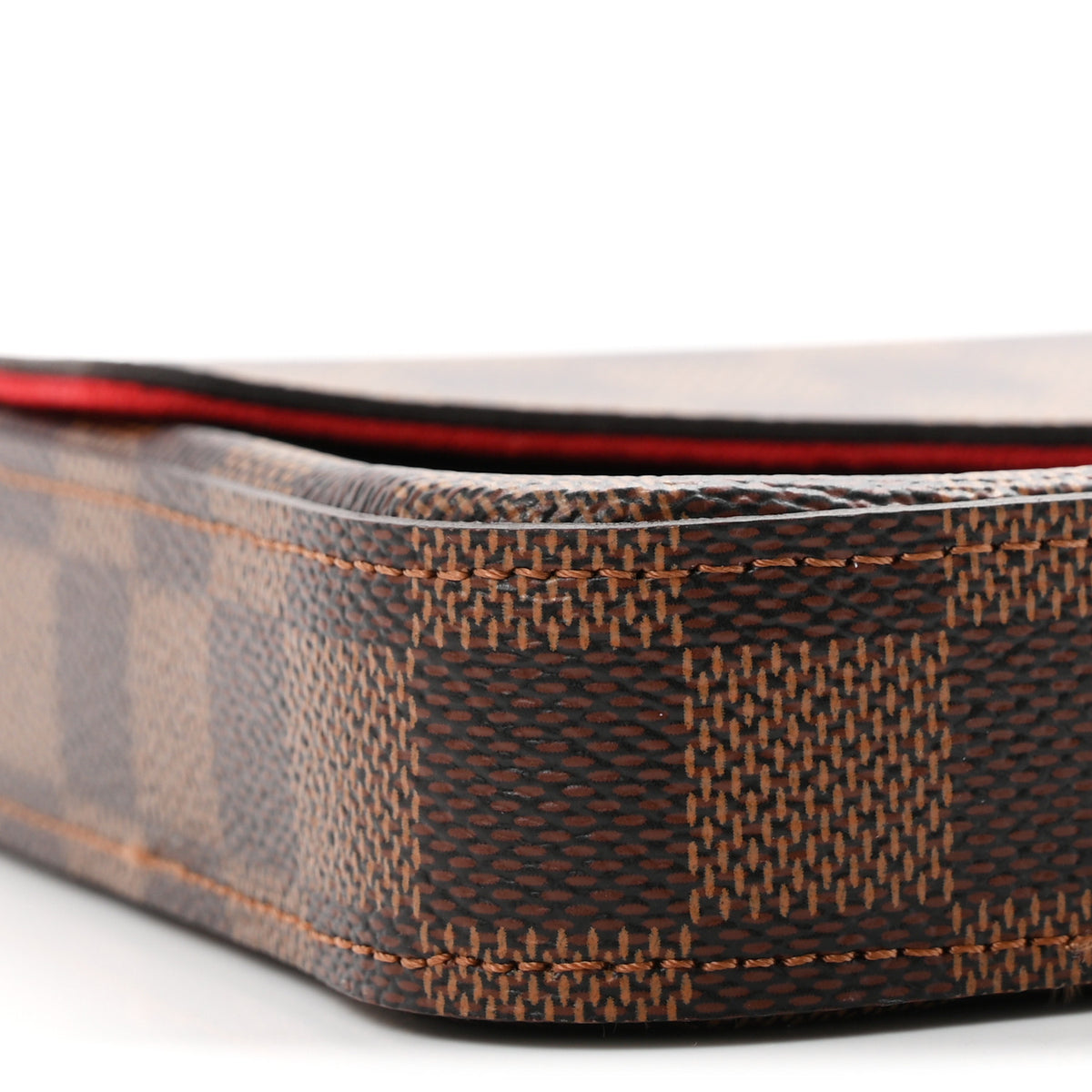 Damier Ebene Pochette Felicie Chain Wallet