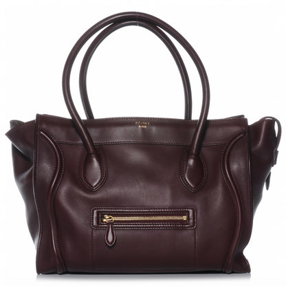 Celine Smooth Calfskin Shoulder Luggage Burgundy 1 of 9