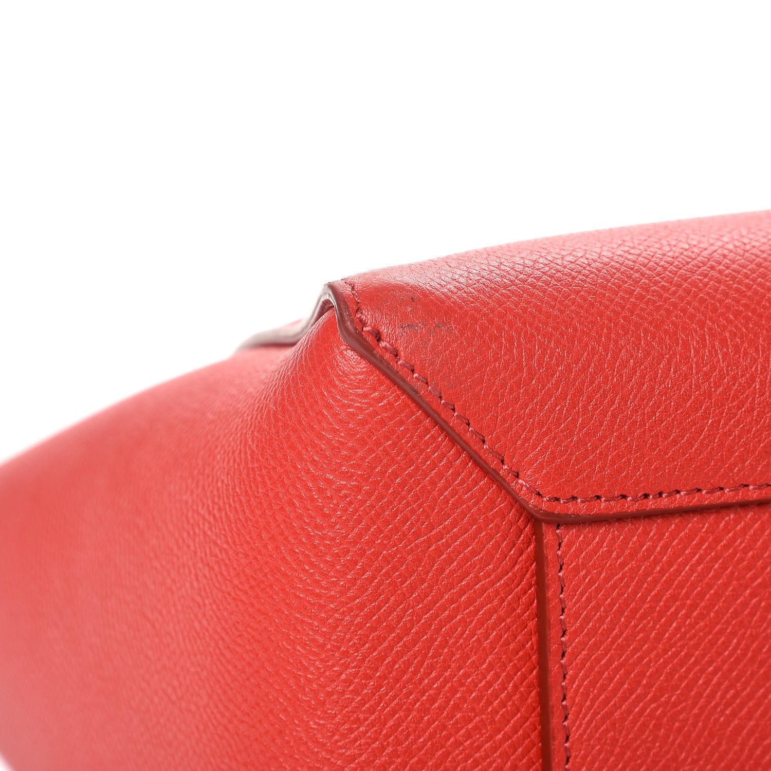 Celine Baby Grained Calfskin Micro Belt Bag Bright Red 10 of 11