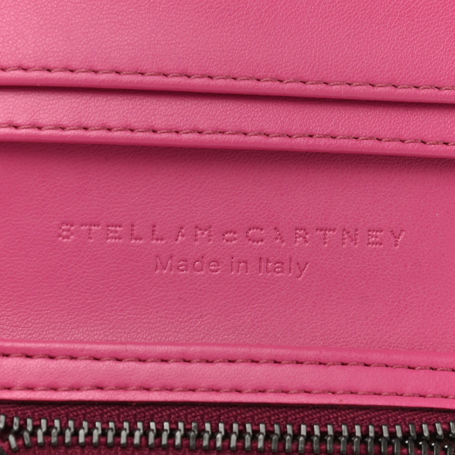 Stella McCartney Shaggy Deer Small Falabella Flap Wallet Pink 6 of 9
