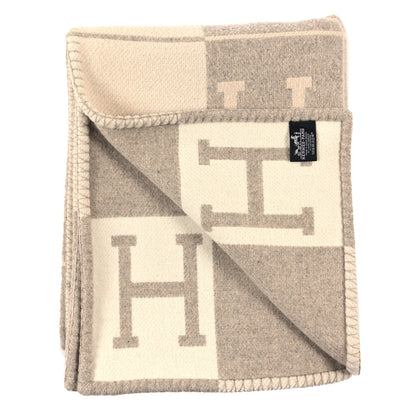 Hermes Wool Cashmere Avalon III Blanket Coco Camomille 2 of 3