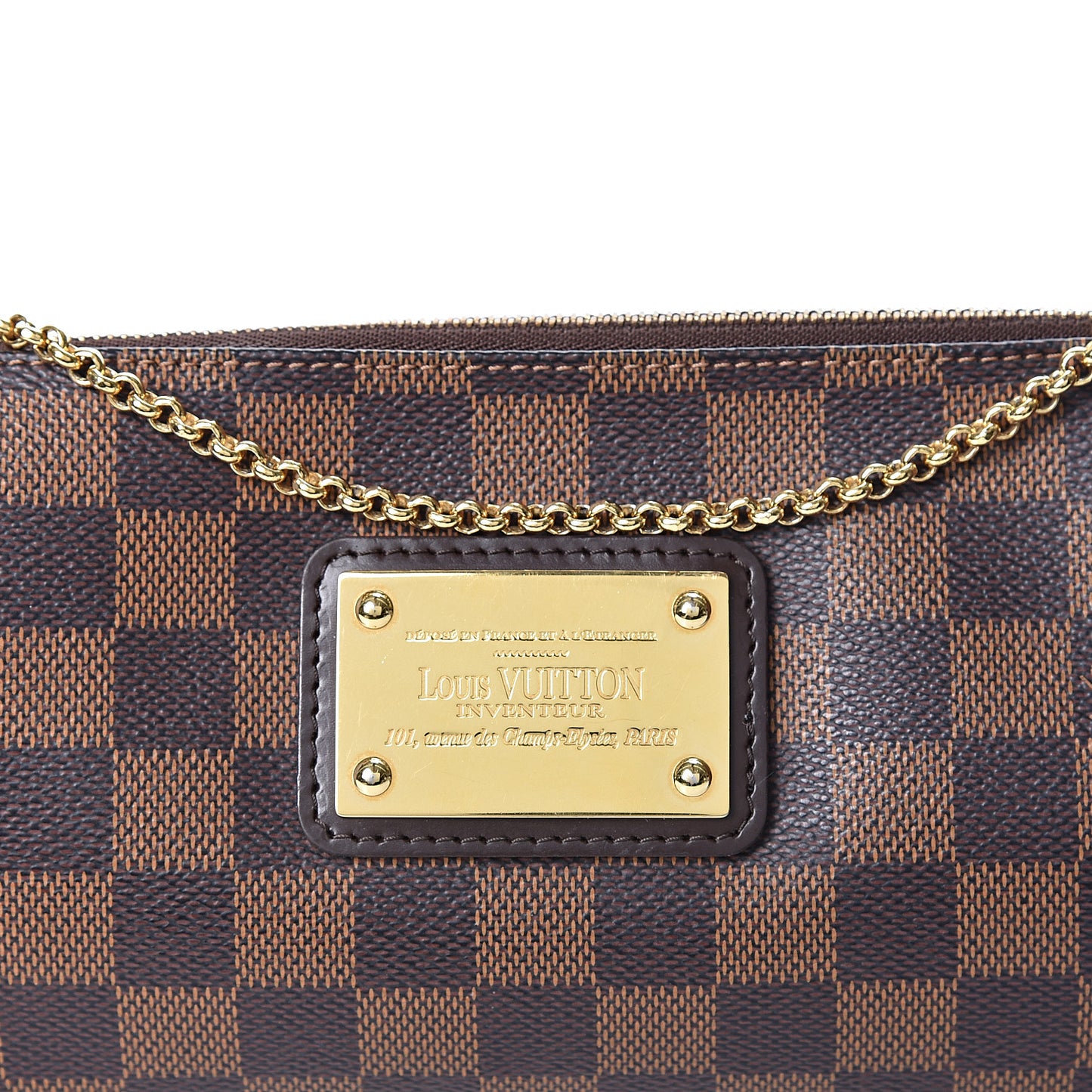 Damier Ebene Eva Clutch