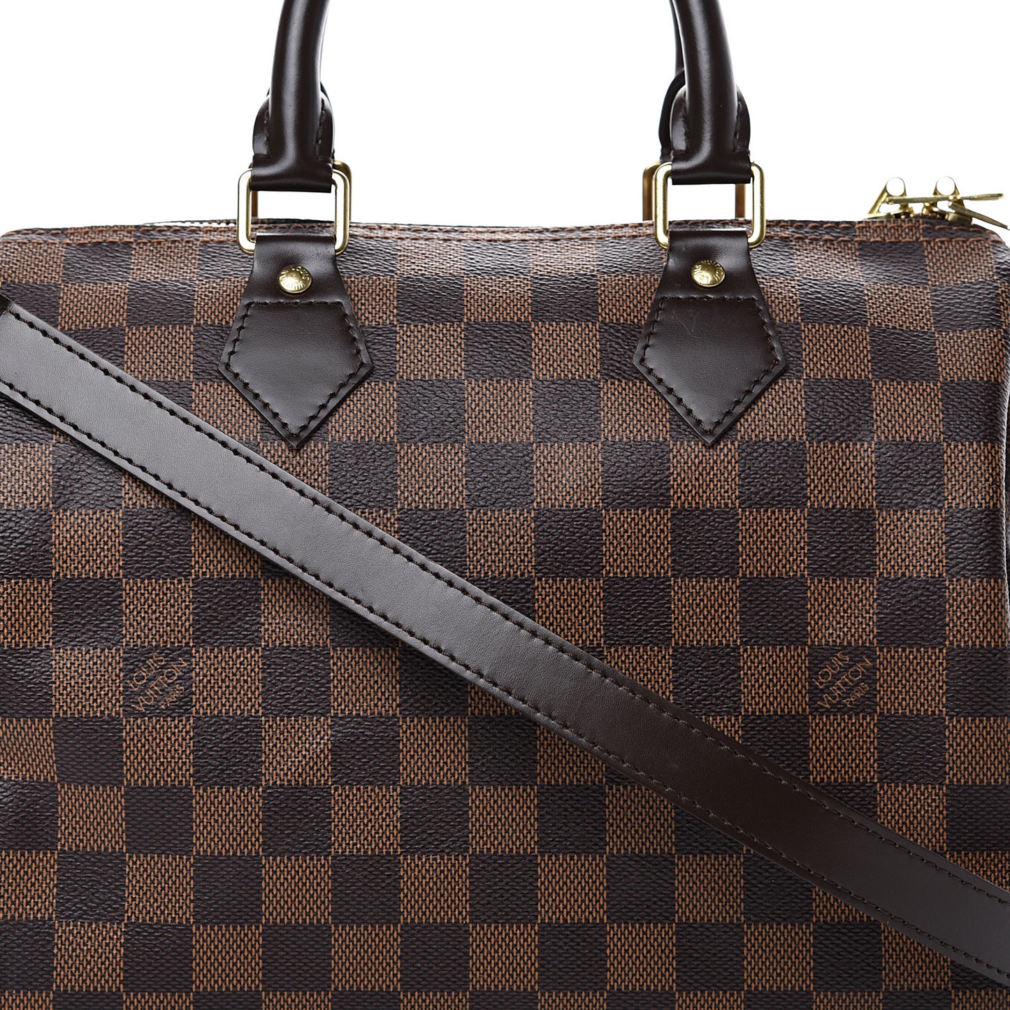 Damier Ebene Speedy Bandouliere 25