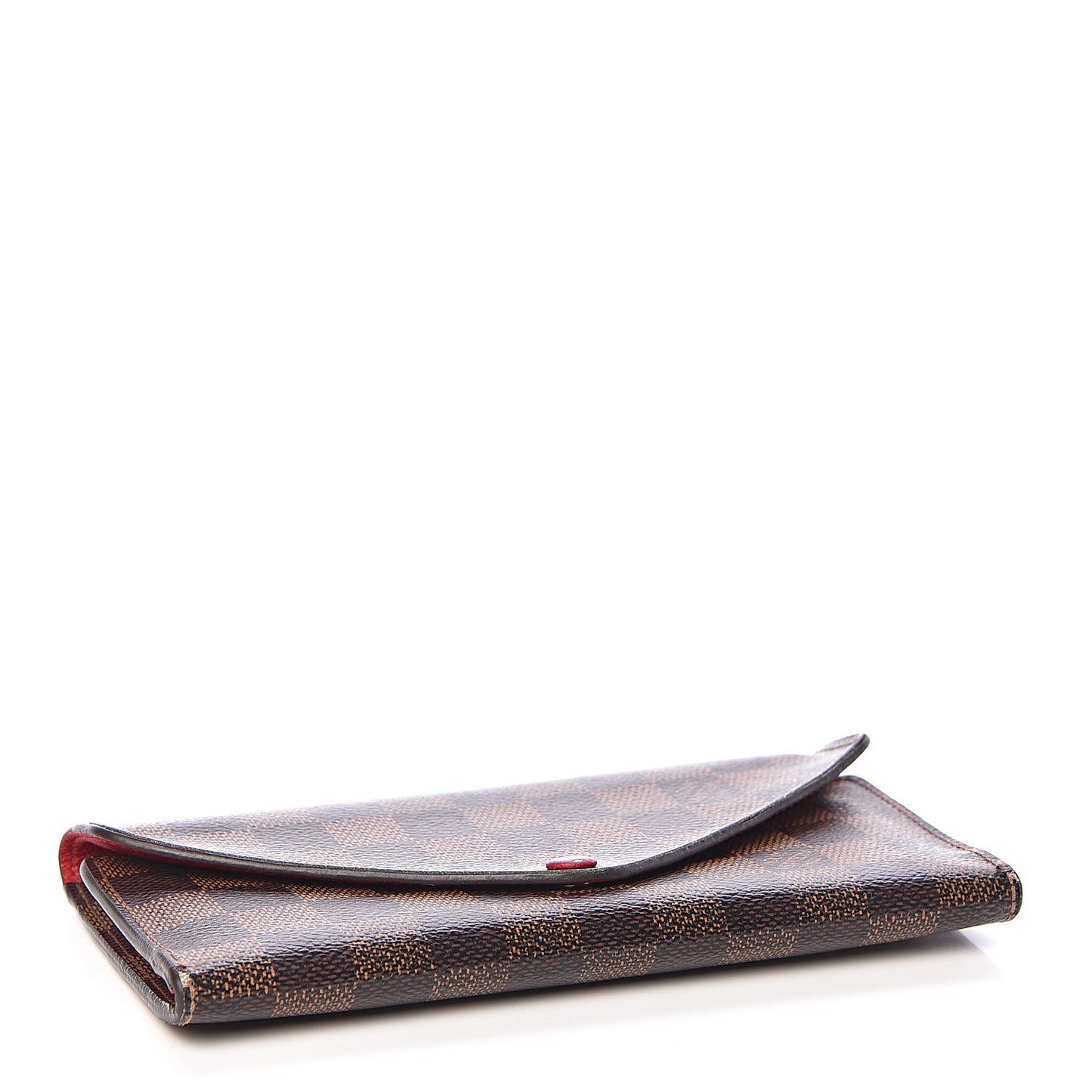 Damier Ebene Josephine Wallet Red