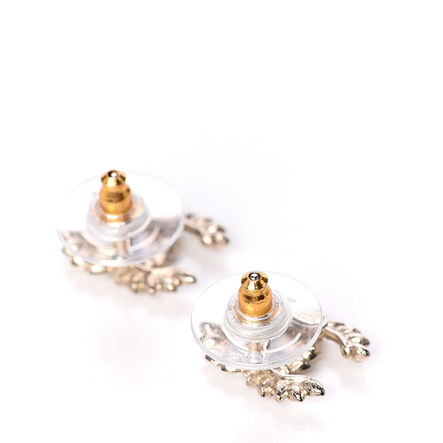 Strass Crystal Dazzling Wheat CC Earrings Gold