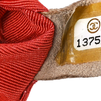 Chanel Lambskin Floral Printed Quilted Phone Holder Multicolor 8 of 12