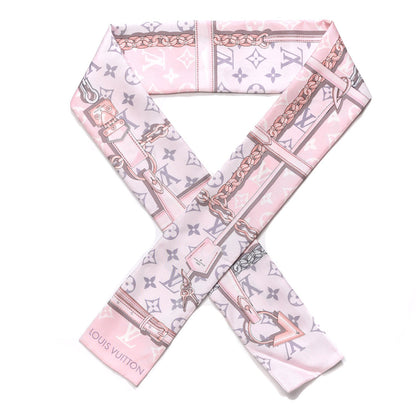 Louis Vuitton Silk Monogram Confidential Bandeau Light Pink 1 of 5
