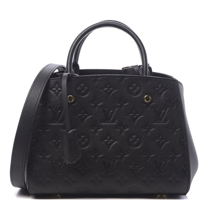 Louis Vuitton Empreinte Montaigne BB Black 1 of 9